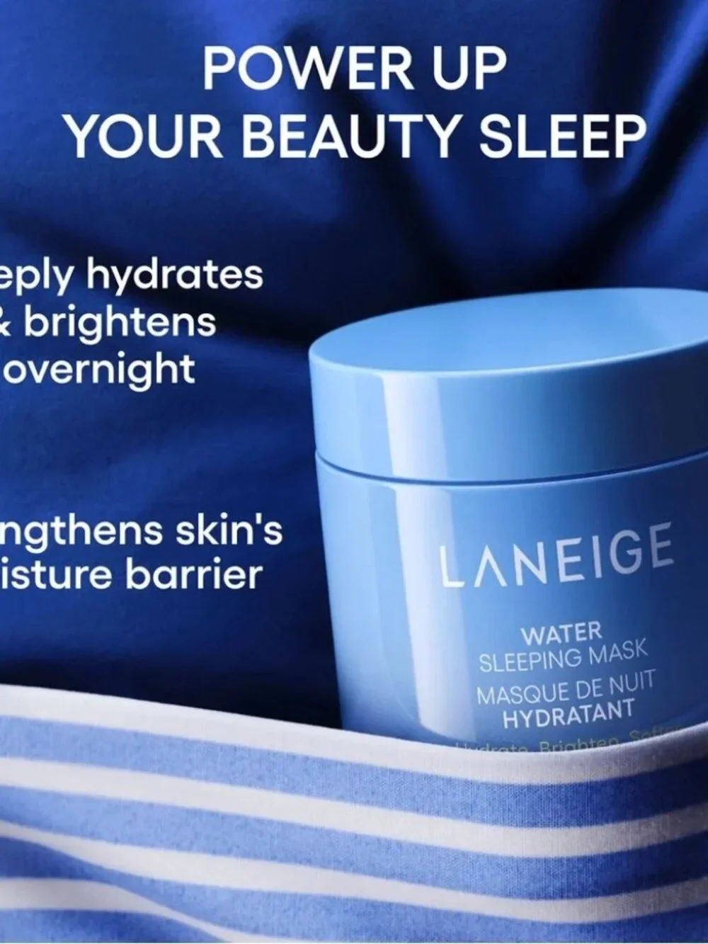LANEIGE Water Sleeping Mask Cooling Gel Full Size 2.3 Ounces